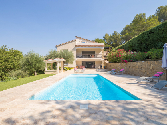 Vente Villa Le Castellet vue piscine