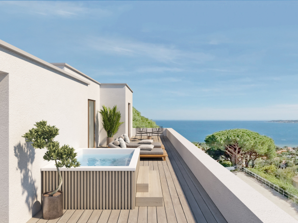 Luxury Art Deco Property for sale in Sainte-Maxime Côte d'Azur - Real estate - Sea View - Project - Renovation